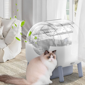 Caixa de Areia Automática para Gatos com Limpeza Automática, Controle por APP, Isolamento de Odor, Proteção de Segurança, Caixa de Areia Inteligente para Múltiplos Gatos - Product Image 2