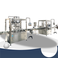 Machine de remplissage automatique à débordement pour aliments, produits de soins quotidiens, suppléments de santé, produits chimiques, liquides moussants, remplisseuse, boucheuse et étiqueteuse de bouteilles