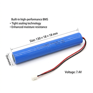 Batterie au lithium-ion rechargeable 7.4V 5600mah 2600mah Batteries cylindriques ICR18650 pour jouets/batteries E-Reader 5600mah - Product Image 2