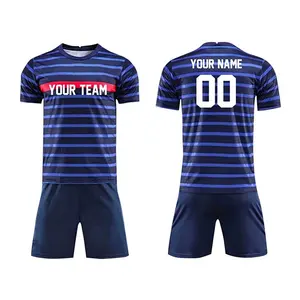 2024空白定制球衣套装青少年足球服男子衫中国制造