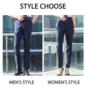 Slim-free couleur unie manteau pantalon hommes costume bureau femmes Cargo formel pantalon Chinos <span class=keywords><strong>lin</strong></span> affaires pantalon hommes - Product Image 4