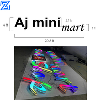 Letrero Luminoso LED para Exteriores, Letrero de Canal, Letrero Publicitario a Color, Letrero LED 3D con Iluminación Frontal, Venta al por Mayor 2026