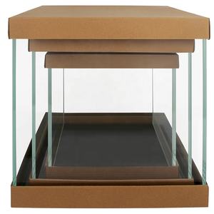 <span class=keywords><strong>Aquarium</strong></span> en verre transparent sans bord de <span class=keywords><strong>5</strong></span> gallons, kit pour crevettes et plantes vivantes - Product Image 1