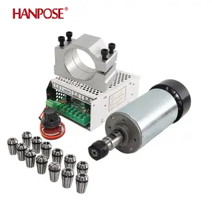 300W Spindel Moteur Mandrin Moteur à courant continu Fraiseuse CNC 12-48V Voor Graveren machine + ER11 3.175 Mm Voor Pcb Graveren Moteur à courant continu