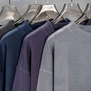 Breathable No Hat Custom Logo Crew Neck <b>Sweatshirt</b> <b>Men</b> Oversized Hooded Pullover <b>Sweatshirt</b> Oversize Custom Manufacture - Product Image 3