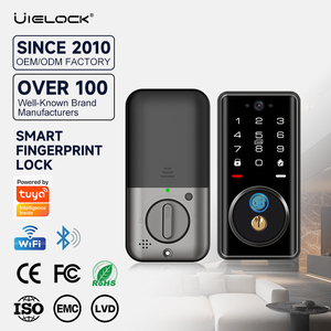 Serrure Intelligente à Empreinte Digitale Standard US avec Clavier Numérique, Application Tuya, Vidéo Bidirectionnelle, Verrouillage Automatique et Compatible Matter - Product Image 1
