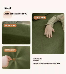 <span class=keywords><strong>Sofa</strong></span> Seksional Dua Dudukan Modern dengan Penutup Kayu Solid Berumbai Desain Ramah Lingkungan - Ruang Tamu, Kamar Tidur, atau Area Tamu - Product Image 3