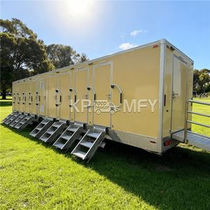 Baño Móvil de Lujo para Cabina, Remolque Sanitario Portátil de 8 Cabinas, Ecológico y Duradero para Camping, Caravana, Apartamento u Oficina - Product Image 2
