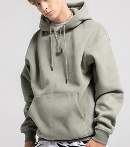 Hoodie Top Quality Heavyweight Cotton Black <b>White</b> Oversize Puff Print Men's Hoodies <b>Sweatshirts</b> Unisex Pullover Manufacture - Product Image 1