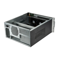 Boîtier de serveur 19 pouces 5U à montage en rack, profondeur réduite de 500 mm, avec 2 ventilateurs 12025 et 8 emplacements PCIe pleine hauteur