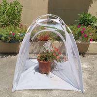 Cage de transport anti-insectes, 1 pièce, 22x22x28 pouces, Portable, transparente, noir, filet d'élevage de mouches, domestique, aviation