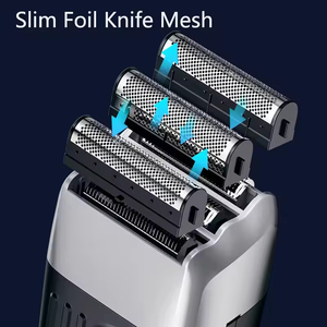 Kit de Afeitado para Hombre, Afeitadora Eléctrica con Cabezal de Corte de Triple Malla Flotante, Afeitadora de Barba y Rostro - Product Image 6