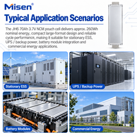 Sel Baterai Lithium Ion Isi Ulang Energi Tinggi JH6 70Ah 3.7V NCM Pouch Cell untuk Sistem Baterai Cadangan ESS UPS