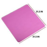 Couverture de jeu de table rose Réduction du bruit Tapis de mahjong en caoutchouc Protecteur de surface pour dominos