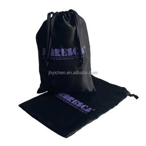 High Quality Reusable Custom Logo Printing <strong>Satin</strong> Gift Drawstring Packaging Bag Soft Cosmetic Jewelry Pouch Recyclable - Product Image 5