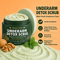 Stark Geruchsbekämpfendes Erfrischendes Peeling Glättendes Zitrus-Teebaumöl Erfrischendes OEM Bestes Achsel-Deodorant-Peeling
