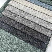 Tissu d'ameublement en chenille texturé, aspect tweed, pour canapé, fauteuil et projets d'aménagement intérieur