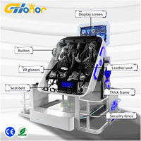 Machine de jeu virtuel d'intérieur pour parc d'attractions, simulateur de chaise VR 360 double, machine de jeu d'arcade