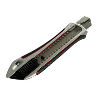 Couteau pliant utilitaire de qualité industrielle Kebo KB-601 avec lame en acier verrouillable, lame à changement rapide, longueur totale de 16 cm