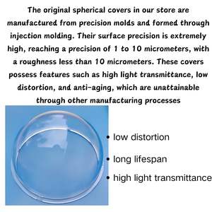3 inç 85mm optik <span class=keywords><strong>Dome</strong></span> kamera güvenlik kapakları kapalı devre kameralar <span class=keywords><strong>Dome</strong></span> şeffaf akrilik PC kapakları toz geçirmez kalkan koruyucu kapak - Product Image 3