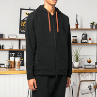 Fabricants de vêtements personnalisé automne et hiver unisexe mode sweat à capuche 250 grammes Simple couleur unie à manches longues sweat