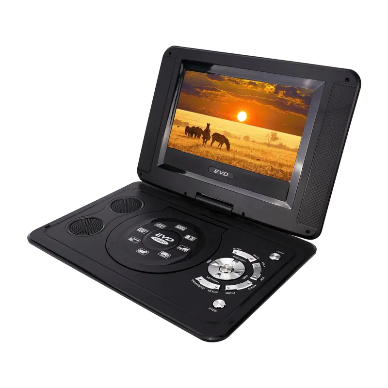 TNTSTAR TNT-138 9 Inch Screen Portable DVD Player With USB SD Card Reader Supports As Multimedia Video EVD VCD CD DVD Player Por Africa