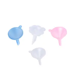 Mini Kunststoff rosa blau Parfüm Spender Trichter Beauty Tool Labor flüssigen Toner Trichter