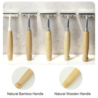 Kit de rasage de haute qualité avec logo personnalisé, écologique, en bambou, pour hôtel, spa, kit de voyage