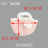 Mini-patchs en dentelle florale au crochet faits main, à coudre, lavables, pour cadeaux de naissance, décorations de fête prénatale et chapeaux