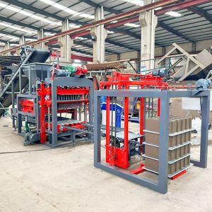 Macchina automatica per la produzione di blocchi in calcestruzzo di cemento pressa idraulica QT4-25 la scelta migliore del fornitore economico per la produzione di mattoni cavi - Product Image 2