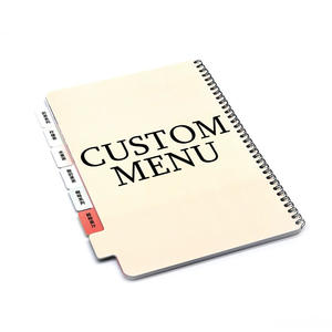 Menús Promocionales de PVC Personalizados ChinChe, Impresos Offset, Resistentes al Agua y al Aceite, de Doble Cara, en Tamaños A3/A4/A5, para Restaurantes/Cafeterías, con Etiquetas Metálicas - Product Image 1