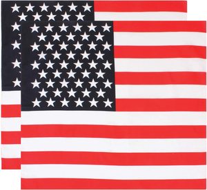 (22 "X 22") Nuevos favores de fiesta <span class=keywords><strong>Bandana</strong></span> de la bandera estadounidense de EE. UU. - Product Image 2