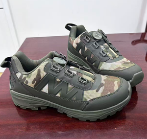 Chaussures de randonnée tactiques d'extérieur DFS05, camouflage, maille respirante, imperméables, toutes saisons, bottes pour hommes avec système de lacets rapides - Product Image 1