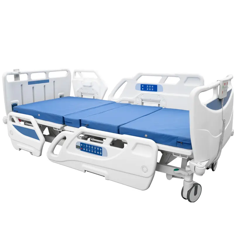 उच्च गुणवत्ता वाले 5 कार्य आईसीयू इलेक्ट्रिक बेड एडजस्टेबल इलेक्ट्रिकल हॉस्पिटल फर्नीचर बेड मेडिकल बेड