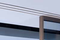 Sistema de Puertas Corredizas Sincronizadas de Acero Inoxidable OPK con Rodillos Extremadamente Delgados, Sistema de Herrajes para Puertas Corredizas