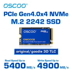 OscOO 2242 Nvme Ssd M.2 Gen4x4 Pcie Ssd <b>Hard</b> <b>Drive</b> 5400Mbps Read Tlc Flash 2242 Size - Product Image 5