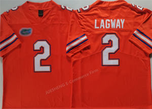 Оптовая продажа, футбольные майки Флориды 2 # LAGWAY 15 # TEBOW, Высококачественная сшитая майка для футбольных игр - Product Image 5