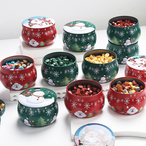 Perlas de cera navideña en lata, 260 piezas, cera para sellar con diseño de Papá Noel y muñecos de nieve, no tóxica, de secado rápido - Product Image 3