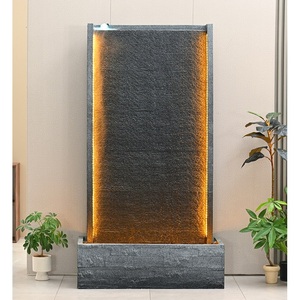 Fuente Zen de Jardín en Oferta, Nueva Fuente Decorativa de Resina para Interiores y Exteriores con Niebla, Adornos Decorativos de Pared con Circulación de Agua - Product Image 4