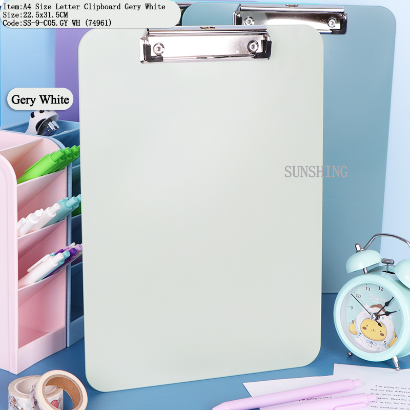C05A Clipboard Grey White