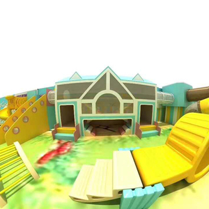Attrezzatura per Parco Giochi Interno Rainbow, Grande Area Giochi per Bambini per Piccoli Centri Commerciali, Parco Giochi Interno Stile McDonald's - Product Image 1