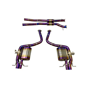 Tuyaux en titane personnalisés or/violet/bleu pour <span class=keywords><strong>Mercedes</strong></span> Classe S S500 S560 <span class=keywords><strong>S580</strong></span> S63 S65 W222, silencieux à clapets en titane Catback - Product Image 1