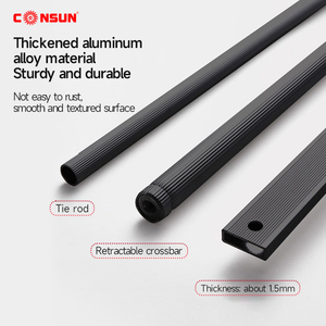 Percha de elevación Consun, riel colgante, herrajes para dormitorio, armario, ropa, elevador extraíble, cierre suave, riel para ropa, perchero para ropa - Product Image 5