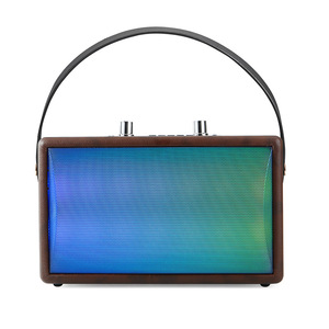 Kép sừng âm bass mạnh mẽ DJ loa không dây <span class=keywords><strong>mini</strong></span> Bộ khuếch đại bằng gỗ Loa di động - Product Image 1