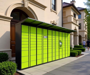 <strong>Vendors</strong> Networking System Smart Campus Indoor Outdoor Parcel Drop Box Self Pickup Smart Courier Cabinet Delivery Storage Locker - Product Image 3