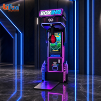 LIFUN Machine de Mesure de Force de Boxe Haut de Gamme avec Modes de Jeu, Testeur de Puissance de Frappe, Équipement d'Arcade pour Centre de Jeux Intérieur