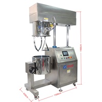 Réacteur sous vide électrique automatique Fachtory Direct 60L avec agitateur 4.8KW 220V pour machines de revêtement adhésif