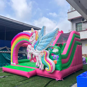 Château gonflable licorne d'extérieur pour saut et amusement - Product Image 4