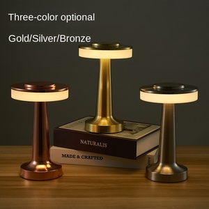 Lampe d'ambiance de café minimalement rétro, lampe de table, lampe de table de barre de charge USB tactile - Product Image 2