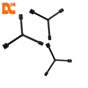 <span class=keywords><strong>Clé</strong></span> en acier au carbone <span class=keywords><strong>à</strong></span> trois dents de type Y <span class=keywords><strong>clé</strong></span> <span class=keywords><strong>à</strong></span> pneu <span class=keywords><strong>à</strong></span> douille hexagonale universelle pour la réparation de bougie d'allumage - Product Image 2